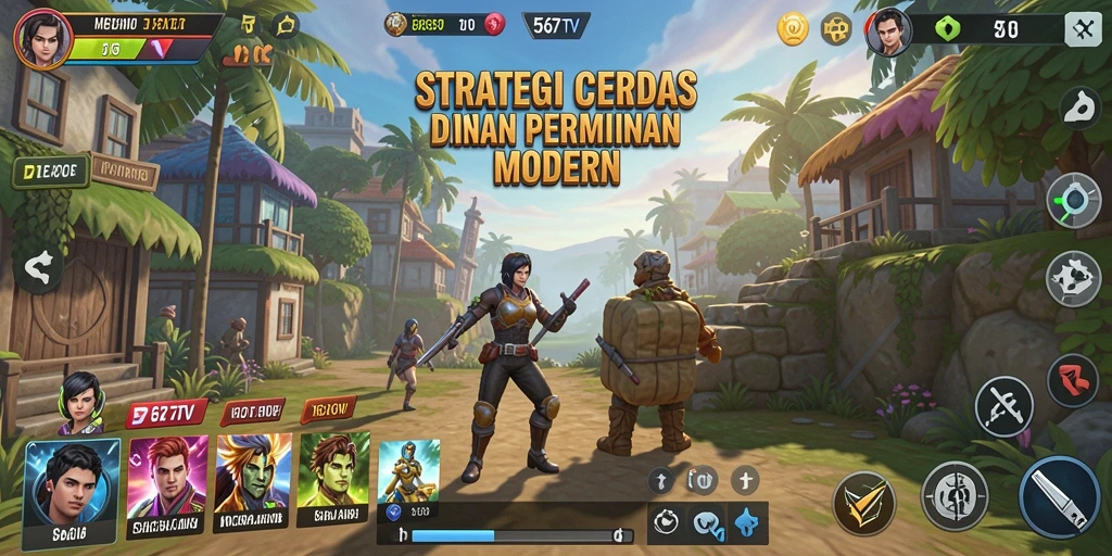 Tampilan gameplay mendebarkan dari 567TV dengan elemen strategi yang kuat.
