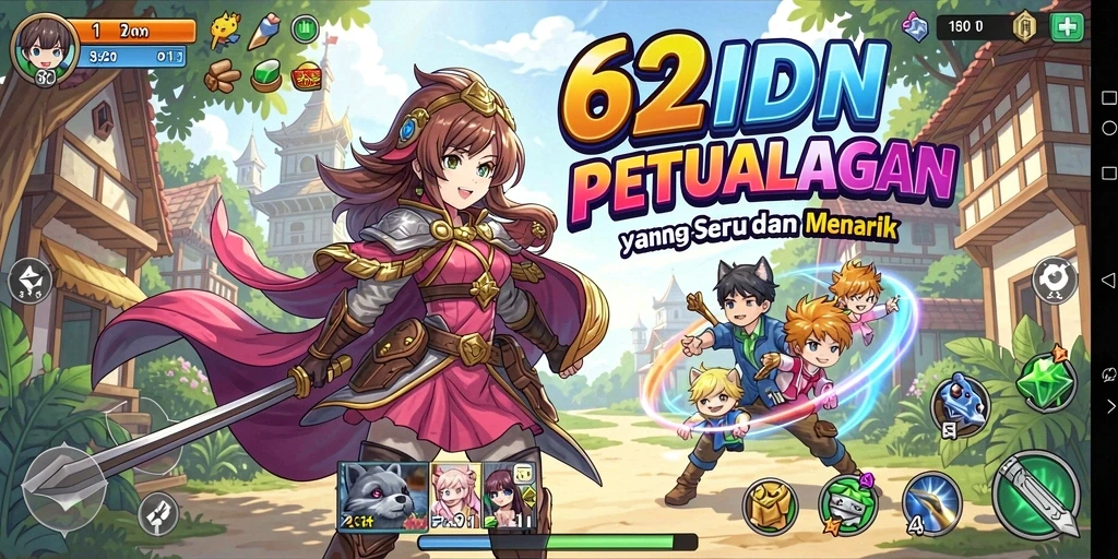 Gameplay seru dengan karakter Anime yang menarik.