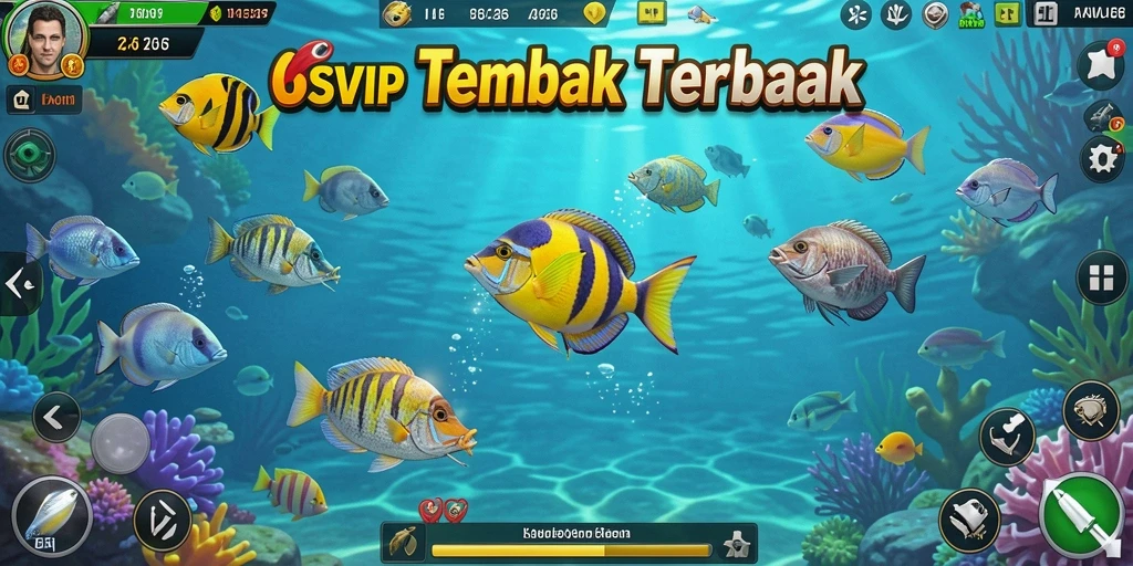 Gameplay menarik dari 6SVIP dengan aksi menembak ikan.