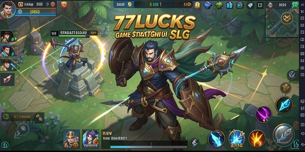 Tampilan gameplay 77LUCKS yang menarik dan penuh strategi.