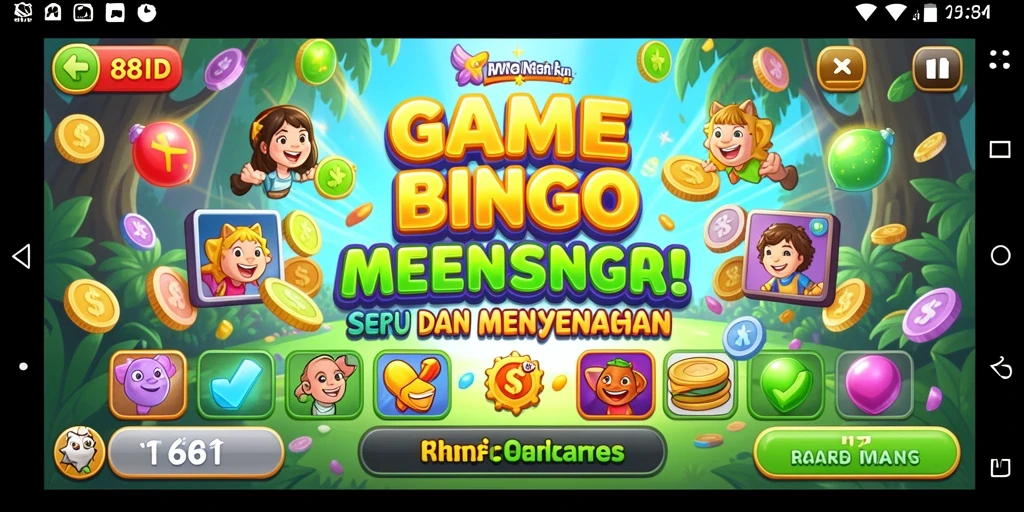 Tampilan gameplay seru dalam permainan Bingo 88ID.