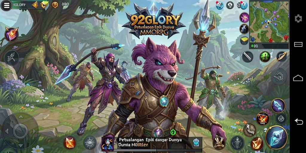 Tangkap momen epik dari gameplay 92GLORY saat menjelajahi dunia fantasi.