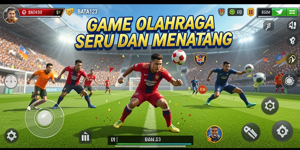 Gameplay penuh aksi dari BATA123 yang menampilkan pertandingan olahraga.
