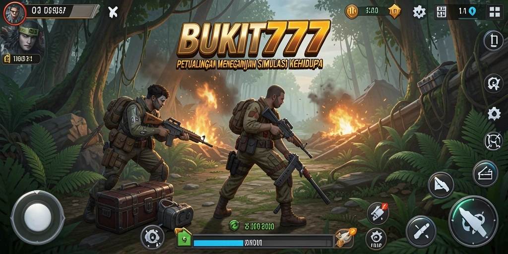 Tampilan gameplay BUKIT777 yang realistis dan menarik.