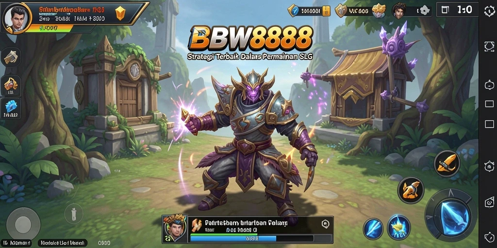 Tampilan gameplay SLG yang mengesankan di BW888.