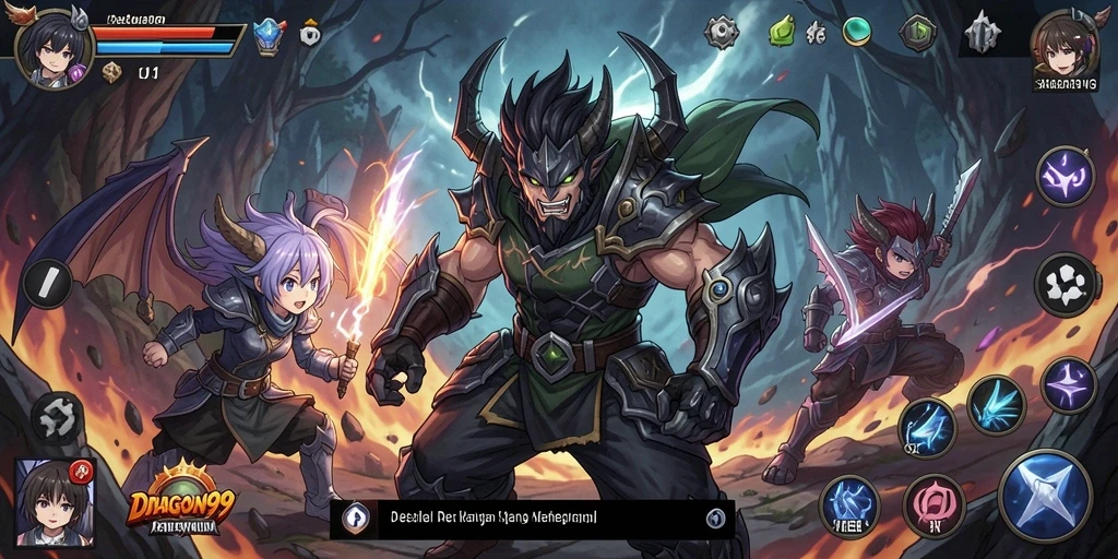 Gameplay seru DRAGON99 dengan karakter anime yang menakjubkan.