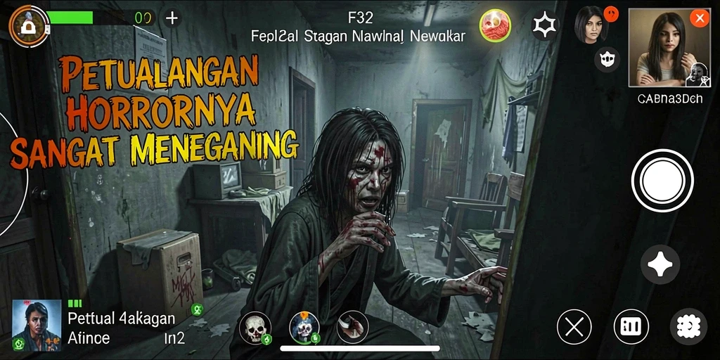 Tangkapan layar F32 menunjukkan gameplay yang mencekam dan intens.