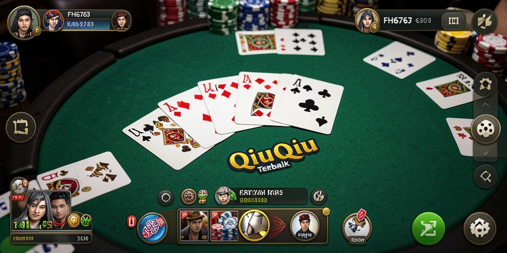 Tampilan menarik dari gameplay QiuQiu di FH6767.