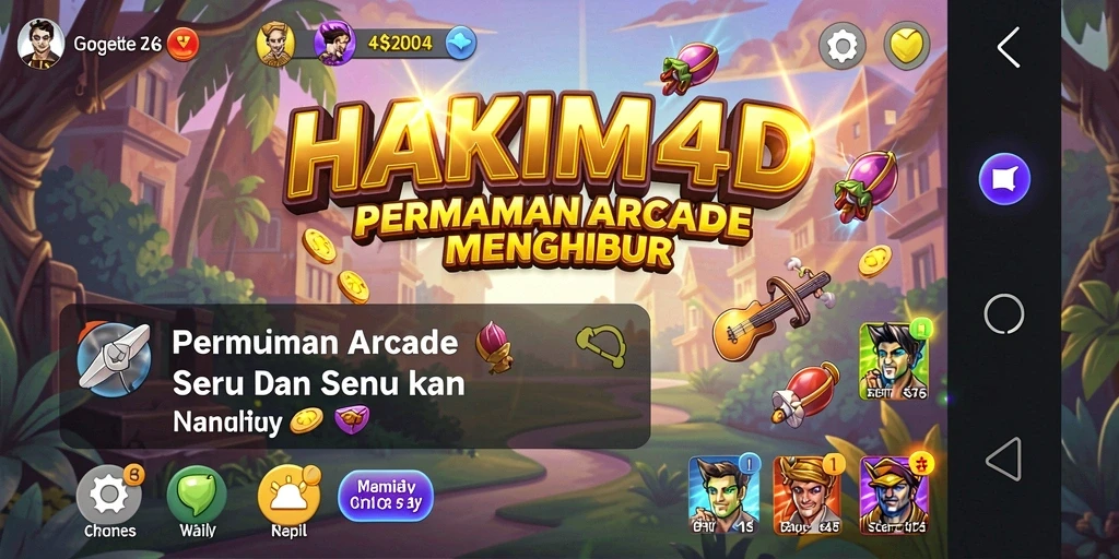 Gameplay HAKIM4D yang seru dengan aksi cepat dan tantangan menarik.