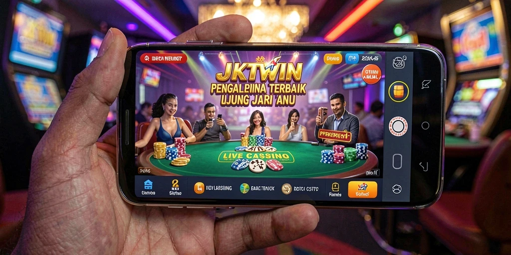 Tampilan menarik dari gameplay Live Casino JKTWIN yang mendebarkan.
