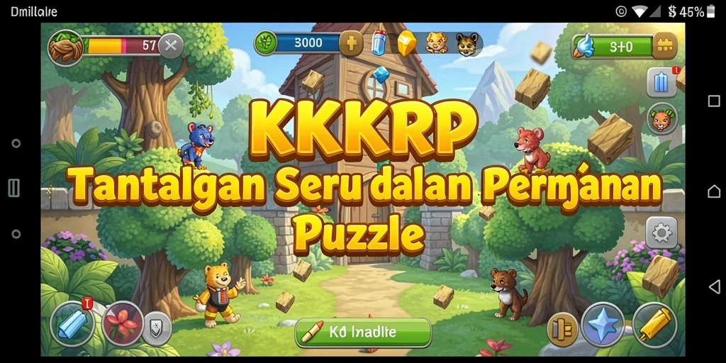 Tampilan gameplay KKRP yang menantang dan menarik.