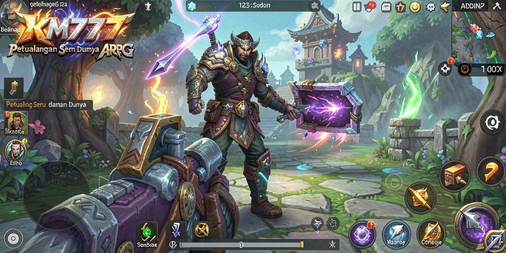 Gameplay KM777 yang seru dan visual menawan.