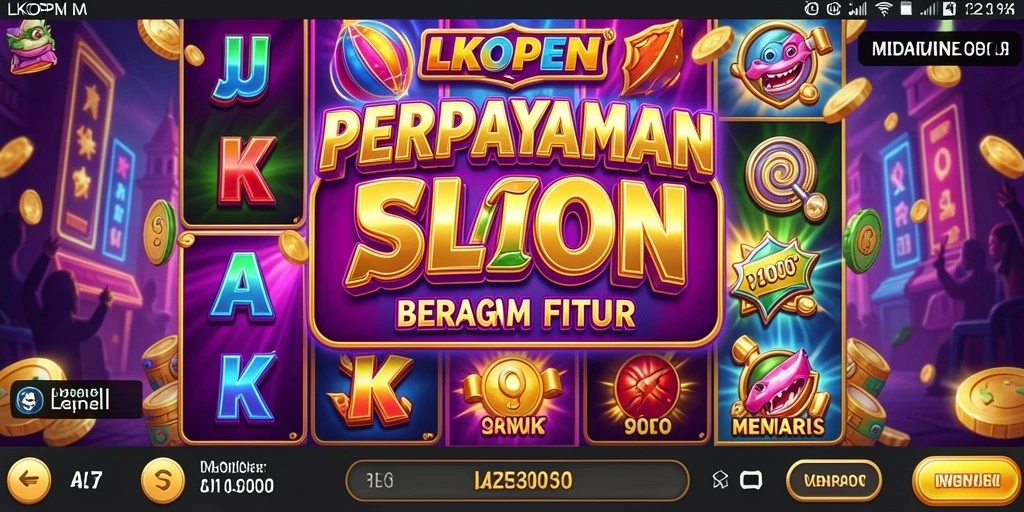 Tampilan gameplay menarik dari LKOPEN dengan fitur slot yang beragam.