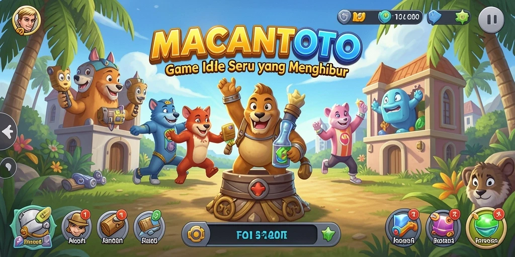 Tampilan gameplay Idle yang memukau dari MACANTOTO.