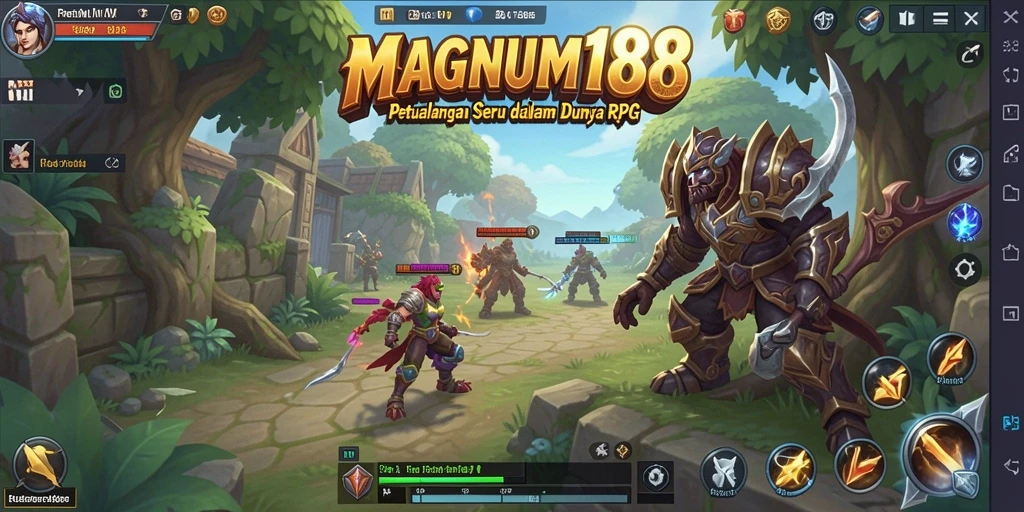 Tampilan gameplay seru dan mendebarkan dalam MAGNUM188.