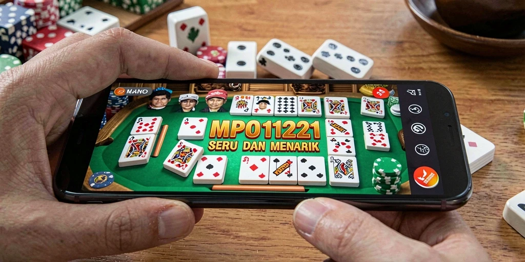 Tampilan gameplay seru dalam permainan Domino MPO1221.
