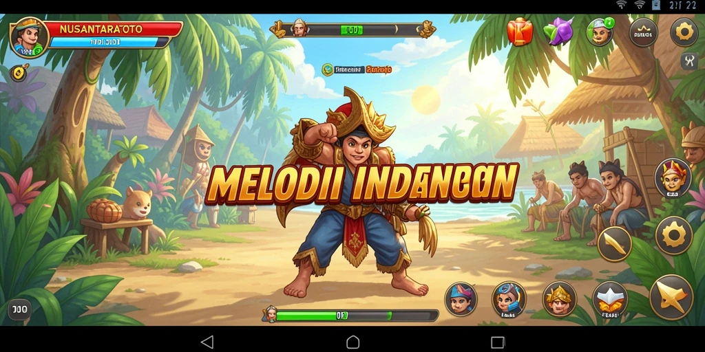 Tampilan menarik NUSANTARATOTO saat bermain musik interaktif.