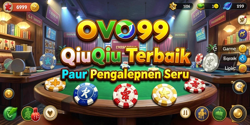 Tampilan gameplay QiuQiu yang mendebarkan di OVO99.