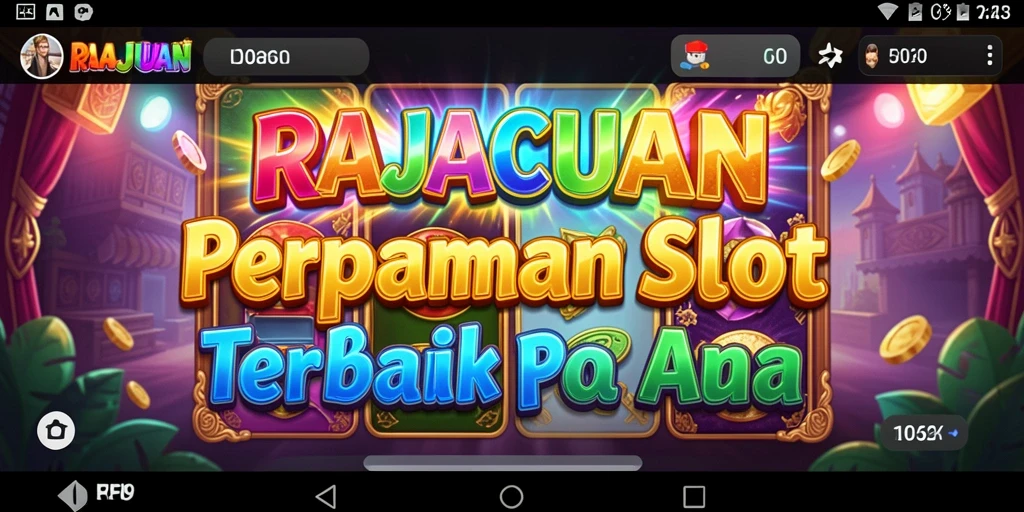 Tampilan menarik dari gameplay RAJACUAN yang penuh warna.