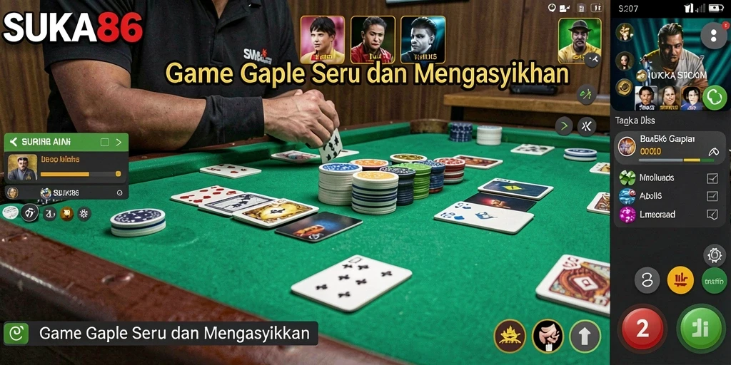 Tampilan gameplay seru dan interaktif dari SUKA86.
