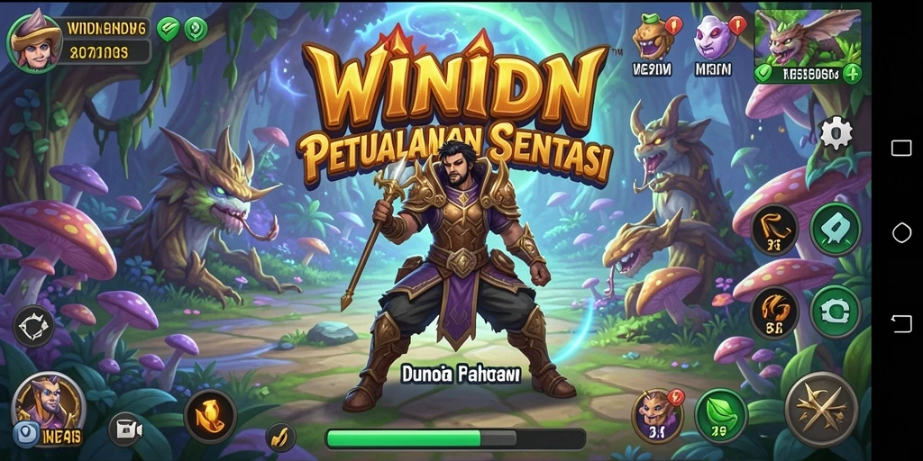 Tampilan gameplay seru dan menantang dari WINIDN.
